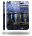 Vincent Van Gogh Starry Night Over The Rhone - Decal Style Vinyl Skin (fits Apple Original iPhone 5, NOT the iPhone 5C or 5S)