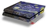 Vinyl Decal Skin Wrap compatible with Sony PlayStation 4 Original Console Vincent Van Gogh Starry Night (PS4 NOT INCLUDED)