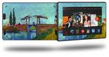 Vincent Van Gogh The Anglois Bridge At Arles The Drawbridge - Decal Style Skin fits 2013 Amazon Kindle Fire HD 7 inch