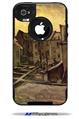 Vincent Van Gogh Backyards Of Old Houses In Antwerp In The Snow - Decal Style Vinyl Skin fits Otterbox Commuter iPhone4/4s Case (CASE SOLD SEPARATELY)