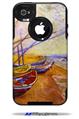 Vincent Van Gogh Boats Of Saintes-Maries - Decal Style Vinyl Skin fits Otterbox Commuter iPhone4/4s Case (CASE SOLD SEPARATELY)