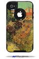 Vincent Van Gogh Garden Behind A House - Decal Style Vinyl Skin fits Otterbox Commuter iPhone4/4s Case (CASE SOLD SEPARATELY)