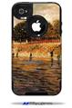Vincent Van Gogh The Banks Of The Seine - Decal Style Vinyl Skin fits Otterbox Commuter iPhone4/4s Case (CASE SOLD SEPARATELY)