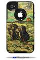 Vincent Van Gogh Two Peasant Women Digging In Field With Snow - Decal Style Vinyl Skin fits Otterbox Commuter iPhone4/4s Case (CASE SOLD SEPARATELY)