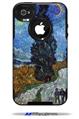 Vincent Van Gogh Van Gogh - Country Road In Provence By Night - Decal Style Vinyl Skin fits Otterbox Commuter iPhone4/4s Case (CASE SOLD SEPARATELY)