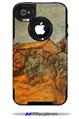 Vincent Van Gogh Wooden Sheds - Decal Style Vinyl Skin fits Otterbox Commuter iPhone4/4s Case (CASE SOLD SEPARATELY)