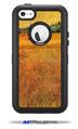 Vincent Van Gogh Arles View From The Wheat Fields - Decal Style Vinyl Skin fits Otterbox Defender iPhone 5C Case (CASE SOLD SEPARATELY)