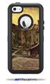 Vincent Van Gogh Backyards Of Old Houses In Antwerp In The Snow - Decal Style Vinyl Skin fits Otterbox Defender iPhone 5C Case (CASE SOLD SEPARATELY)