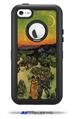 Vincent Van Gogh Landscape With Couple Walking And Crescent Moon - Decal Style Vinyl Skin fits Otterbox Defender iPhone 5C Case (CASE SOLD SEPARATELY)