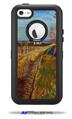 Vincent Van Gogh Path Through A Field With Willows - Decal Style Vinyl Skin fits Otterbox Defender iPhone 5C Case (CASE SOLD SEPARATELY)