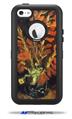 Vincent Van Gogh Red Gladioli - Decal Style Vinyl Skin fits Otterbox Defender iPhone 5C Case (CASE SOLD SEPARATELY)