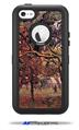 Vincent Van Gogh Study Of Pine Trees - Decal Style Vinyl Skin fits Otterbox Defender iPhone 5C Case (CASE SOLD SEPARATELY)