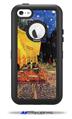 Vincent Van Gogh The Cafe Terrace On The Place Du Forum Arles At Night - Decal Style Vinyl Skin fits Otterbox Defender iPhone 5C Case (CASE SOLD SEPARATELY)