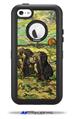 Vincent Van Gogh Two Peasant Women Digging In Field With Snow - Decal Style Vinyl Skin fits Otterbox Defender iPhone 5C Case (CASE SOLD SEPARATELY)