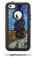 Vincent Van Gogh Van Gogh - Country Road In Provence By Night - Decal Style Vinyl Skin fits Otterbox Defender iPhone 5C Case (CASE SOLD SEPARATELY)