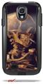 Vincent Van Gogh Skull With A Burning Cigarette - Decal Style Vinyl Skin fits Otterbox Commuter Case for Samsung Galaxy S4 (CASE SOLD SEPARATELY)
