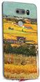 Skin Decal Wrap for LG V30 Vincent Van Gogh Harvest At La Crau With Montmajour In The Background