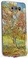 Skin Decal Wrap for LG V30 Vincent Van Gogh Pink Peach Tree In Blossom Reminiscence Of Mauve