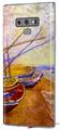 Decal style Skin Wrap compatible with Samsung Galaxy Note 9 Vincent Van Gogh Boats Of Saintes-Maries