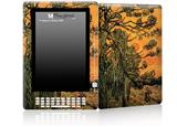 Vincent Van Gogh Pine Trees Against A Red Sky With Setting Sun - Decal Style Skin for Amazon Kindle DX