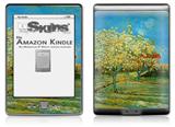 Vincent Van Gogh Orchard - Decal Style Skin (fits 4th Gen Kindle with 6inch display and no keyboard)
