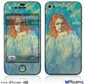 iPhone 4S Decal Style Vinyl Skin - Vincent Van Gogh Angel