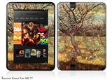 Vincent Van Gogh Apricot Trees In Blossom2 Decal Style Skin fits 2012 Amazon Kindle Fire HD 7 inch