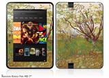 Vincent Van Gogh Cherry Tree Decal Style Skin fits 2012 Amazon Kindle Fire HD 7 inch