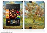 Vincent Van Gogh Pink Peach Tree In Blossom Reminiscence Of Mauve Decal Style Skin fits 2012 Amazon Kindle Fire HD 7 inch