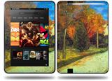 Vincent Van Gogh Public Park Decal Style Skin fits Amazon Kindle Fire HD 8.9 inch
