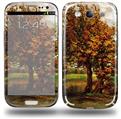 Vincent Van Gogh Autumn Landscape With Four Trees - Decal Style Skin (fits Samsung Galaxy S III S3)